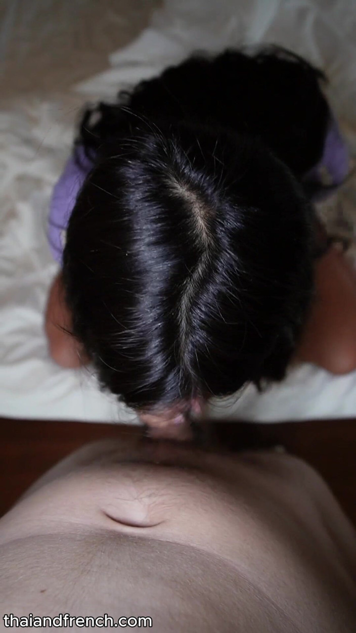 ThaiAndFrench: Beautiful 18 Year Old Thai Slut Gets Fucked by a Big...