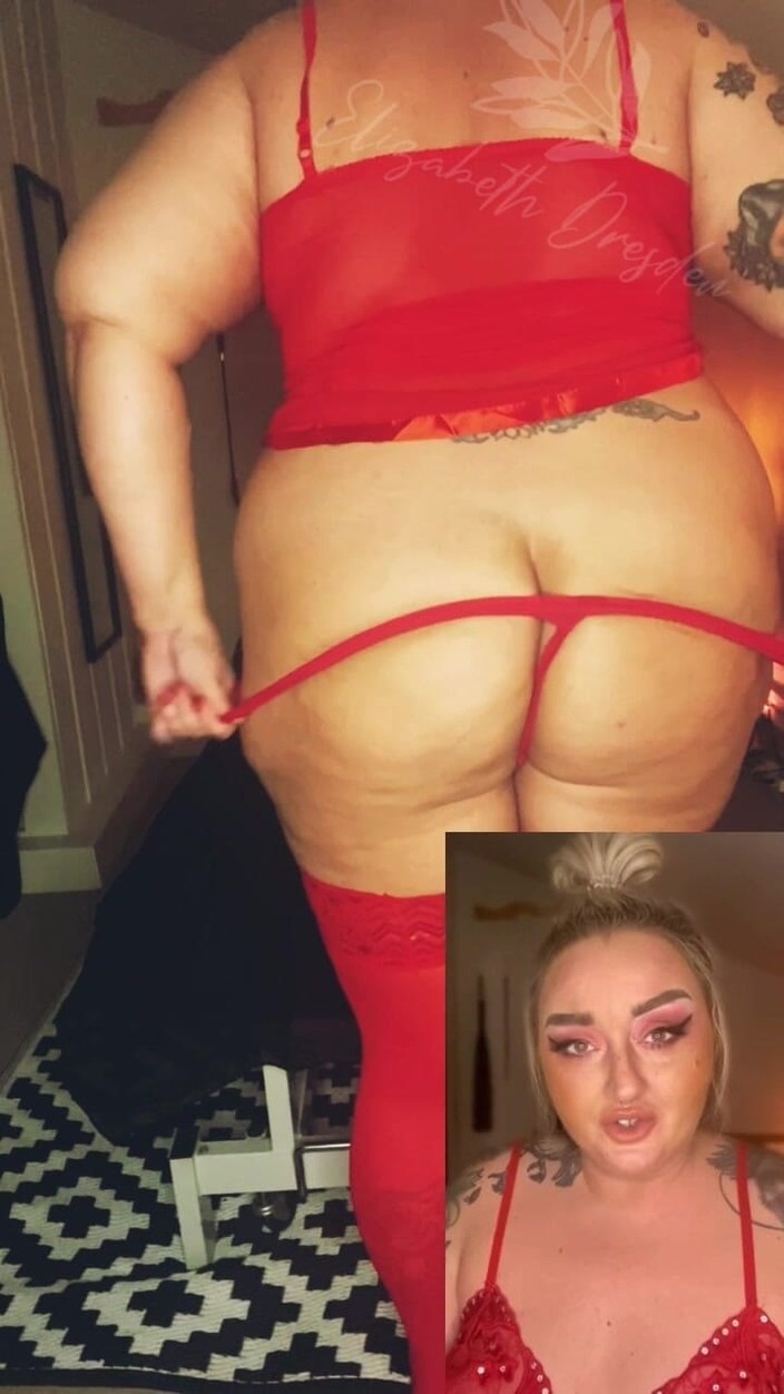 Elizabeth Dresden: BBW MILF Elizabeth Dresden Ass Addict JOI PAWG Booty