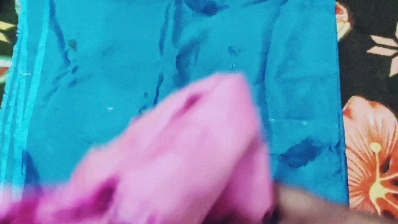 Satin And Silky: Saténové hedvábné honění porno - Mrdka na sárí - Saténový hedvábný růžový...