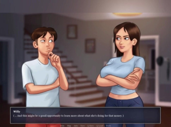 3DXXXTEEN2 Cartoon: Really large butt plug. 3D porn cartoon sex