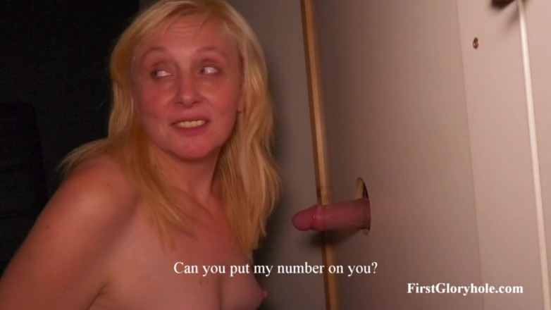 First Gloryhole: Mature Woman Lena - Her First Gloryhole Part Number 4