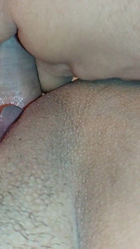 Cuckold Hubby Clean up My Pussy Before a Rough Missionary Fuck