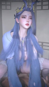 Pelacur cosplay Asia super hot 3d dientot sama pria asing kontol besar