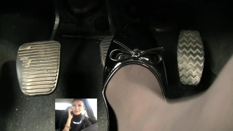 Nyllady: Screaming Brake Failure in Black Patent Flats