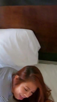 My stepsister can't stand the fever and I fuck her hard