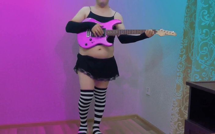Ladyboy Kitty: Let Me Play on Guitar for You My Lovelies Hot...
