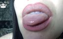 Goddess Misha Goldy: Tongue &amp;amp; spit &amp;amp; lips