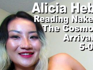 Cosmos naked readers: Alicia Hebi reading naked The Cosmos Arrivals PXPC1051