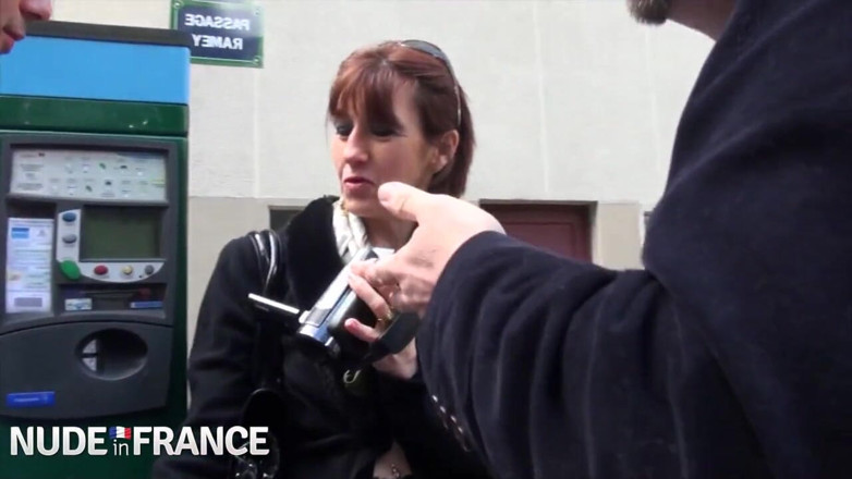 La France a Poil: Older French whore films herself fucking younger man
