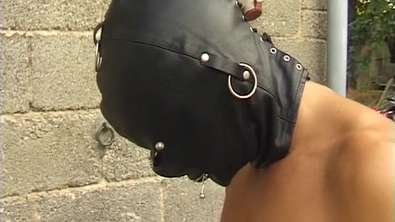 Bangora MILFs: Tattooed Brunette MILF Cuffed for Boot Domination