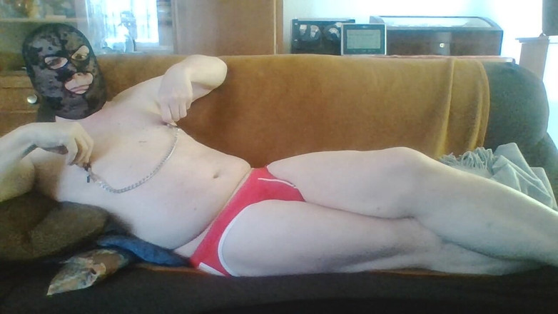 Andi Geil: Wichsen Mit Fetischmaske Und Jockstrap