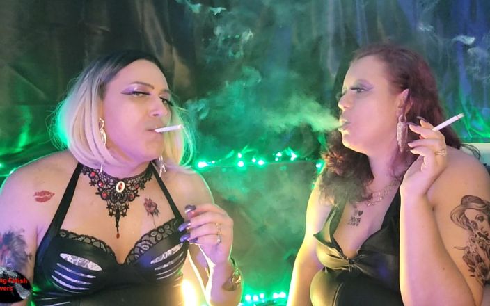 Smoking fetish lovers: Smoking Kisses and Lipsticks
