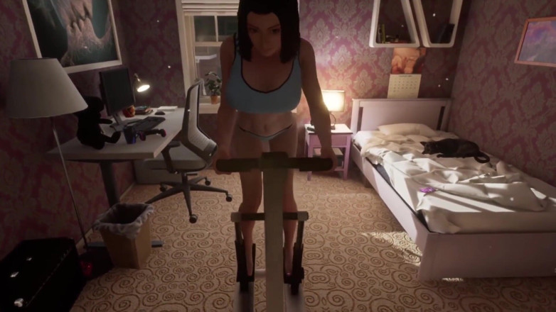 Wraith ward: Morena sexy tiene un día de entrenamiento