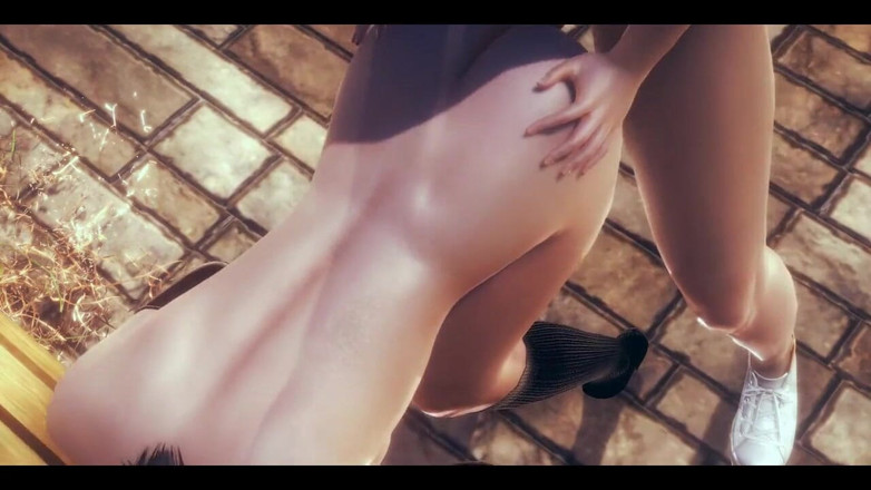 HentaiTubes: Lieveheersbeestje Hentai - aftrekken en geneukt met creampie door Cat Noir...