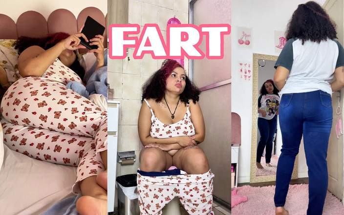 Cutiepiie Chubby: Pulchna dziewczyna poranna rutyna pełna pierdów podczas przygotowania