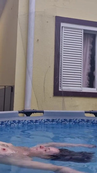 Your Slut Neighbor Showing Herself in the Pool