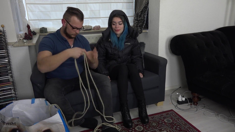 Restricting Ropes: Luna Grey - ceket bağlama hd