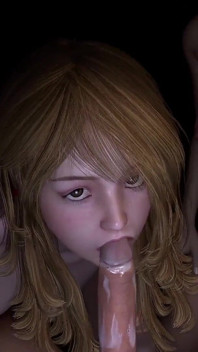Due ragazze calde doppio pompino | 3D Porno