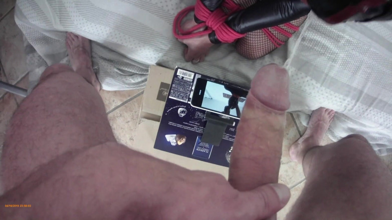 LauraOnHeels: POV video of Laura tied up on her knees on...