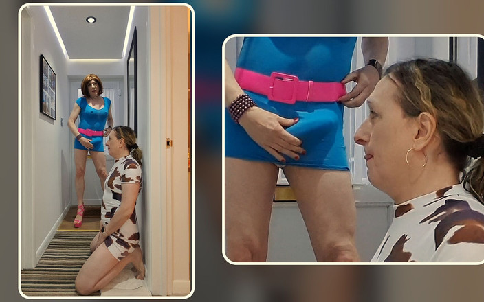 Lucy Essex CD: 大鸡巴 crossdresser lucy 面对操熟女 lisa