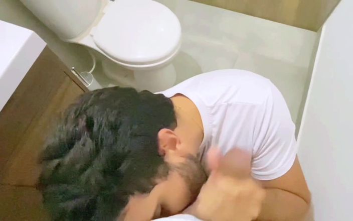 Dilan Castro: Cruising Straight Fucks Me Hard Bareback in Public Bathroom and...