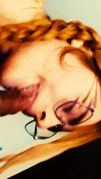 Hot Blowjob by Nerdy College Slut Reese Robbins