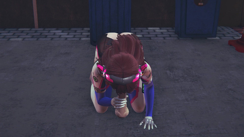 Waifu club 3D: DVA publicznie wyssała wentylator