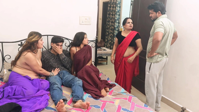 Londamaal123: インドのデシ・バービー 三人組乱交 4人組ハードコアセックスビデオ