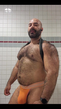 Man in Bathroom