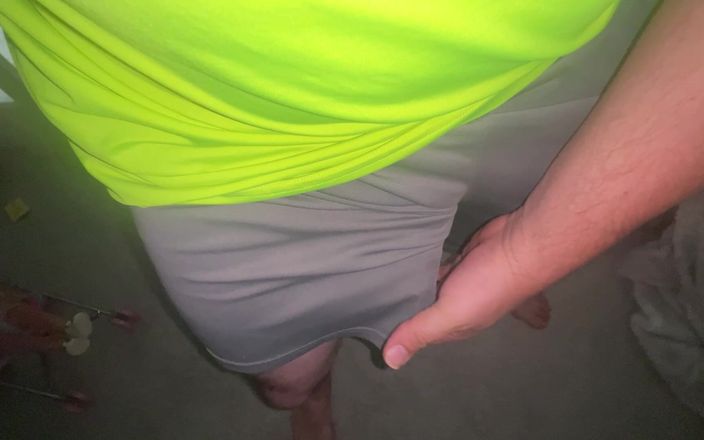 Dick Pants: Grijze korte broek helder shirt