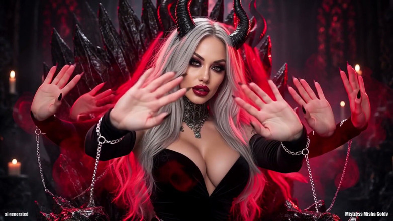 Goddess Misha Goldy: Both Doors End on Your Knees