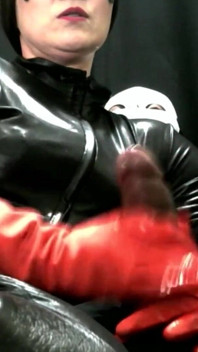 Harsh Handjob Smoking Fetish Gloves Wife
