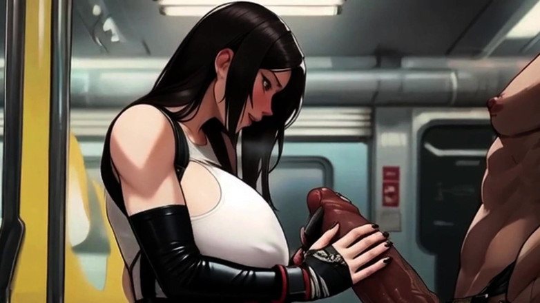 Spicy Toons: Tifa Loves Taking the Midgar Train