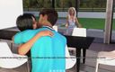 3D Cartoon Porn: My Dorm 102 - Kiara Kissing Mark in Front of Her Daughter