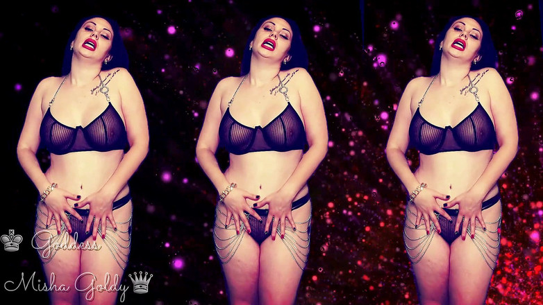 Goddess Misha Goldy: Ti sto programmando come schiavo dipendente! Ti romperò e ti...