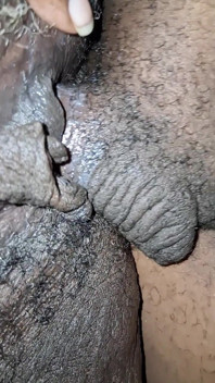 Juices in My Grey Pussy Hair...
