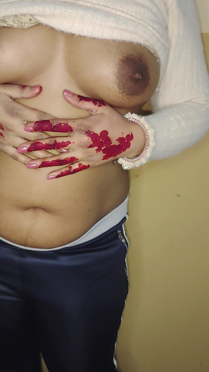 Faryal: Дезі збуджена дупа Хіри, романтичний танець з великою дупою з натуральними цицьками