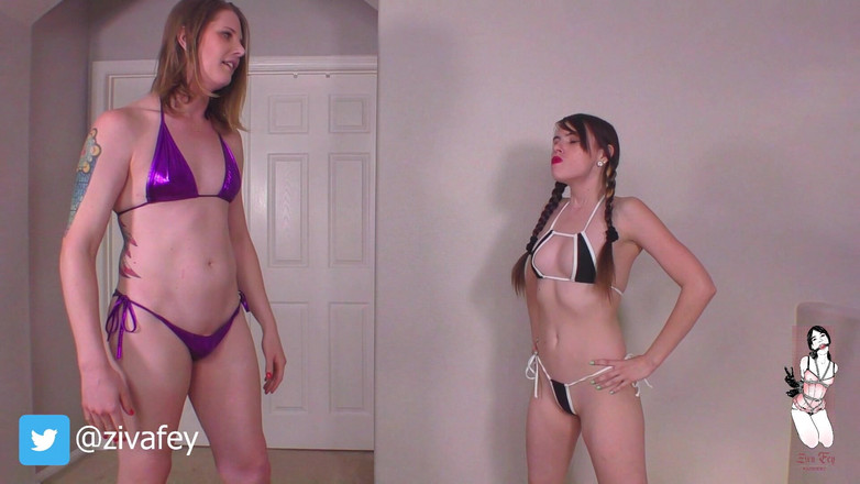 Ziva Fey: Ziva Fey Cuntbusting Vernichtung von cassie Cummings im Fitnessstudio