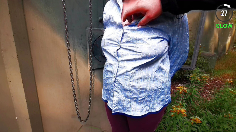 Bouncy Tits Action: Il gioco della sega - schiaffeggiare le sue tette speciale rossa 4