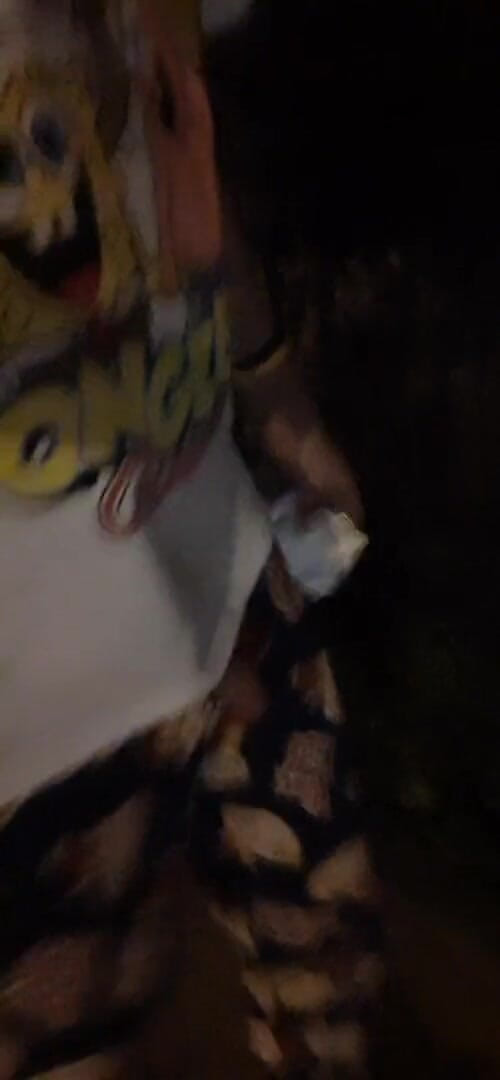 Mclovin str8bois: Letting my cock hang out walking downtown