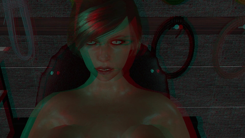 Multimediak: Anaglyph 3d - câmara de punição lésbica parte 1 (use óculos 3D para prazer final)