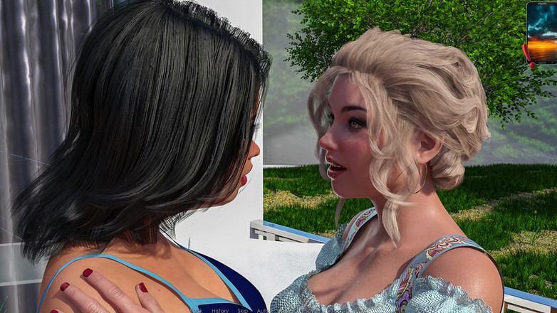 3D Cartoon Porn: Reunión 14 - Jennifer y Lisa's Lencería Comprando