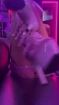 Cute Fit Stripper Dance in Club with High Heel Boot Fetish Focus