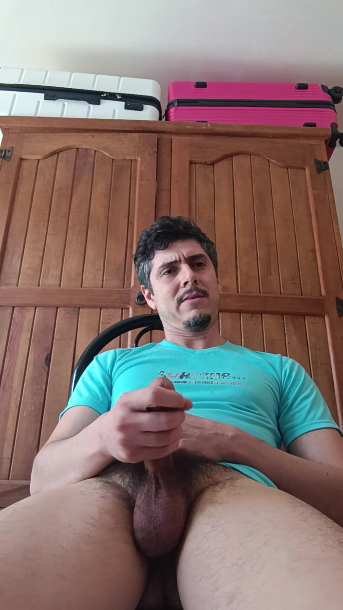Tabasco Jake: Masturbating My Big Cock to Videos
