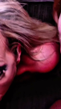Lesbians Porn Shoot Turns Into a Hardcorethreesome