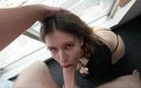 Dvabitch: Schlampiger blowjob und gesichtsfick enden mit oralem creampie