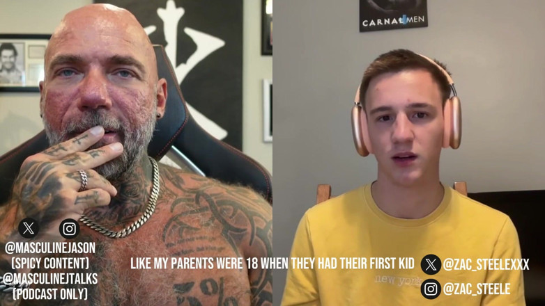Raw and Uncensored with Masculine Jason: Porn Star Confessions - Zac Steele Episode 190