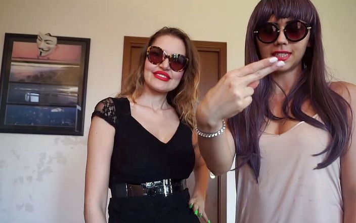Lady Mesmeratrix Official: Italian mistresses humiliating a small penis slave