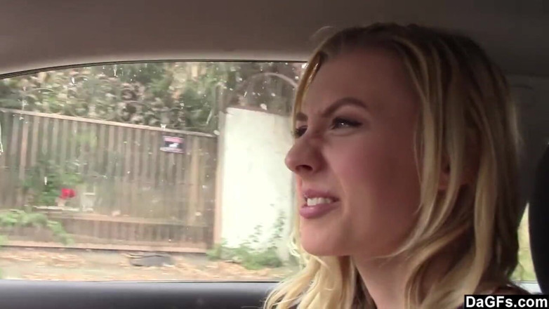 Dagfs: Picked up chick Alexa Grace pleasures big dick outdoors in...