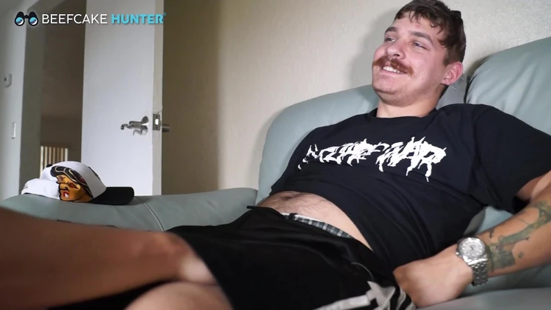 Beefcake Hunter: Riding Marks Svamphuvud kuk